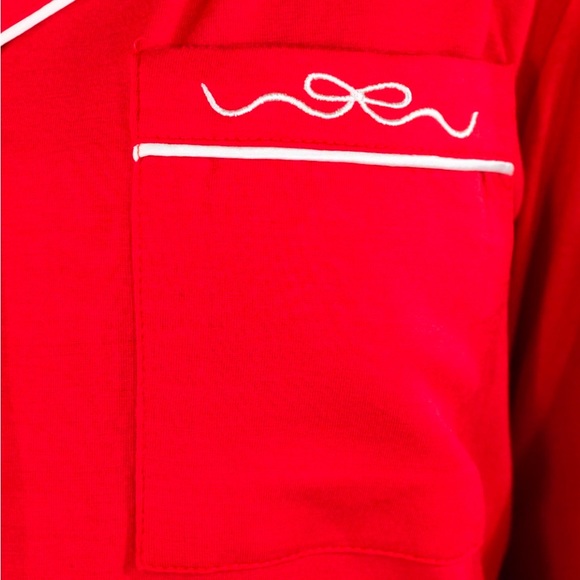 In my Sundays Red Women's Pajama Set - Picture 3 of 4